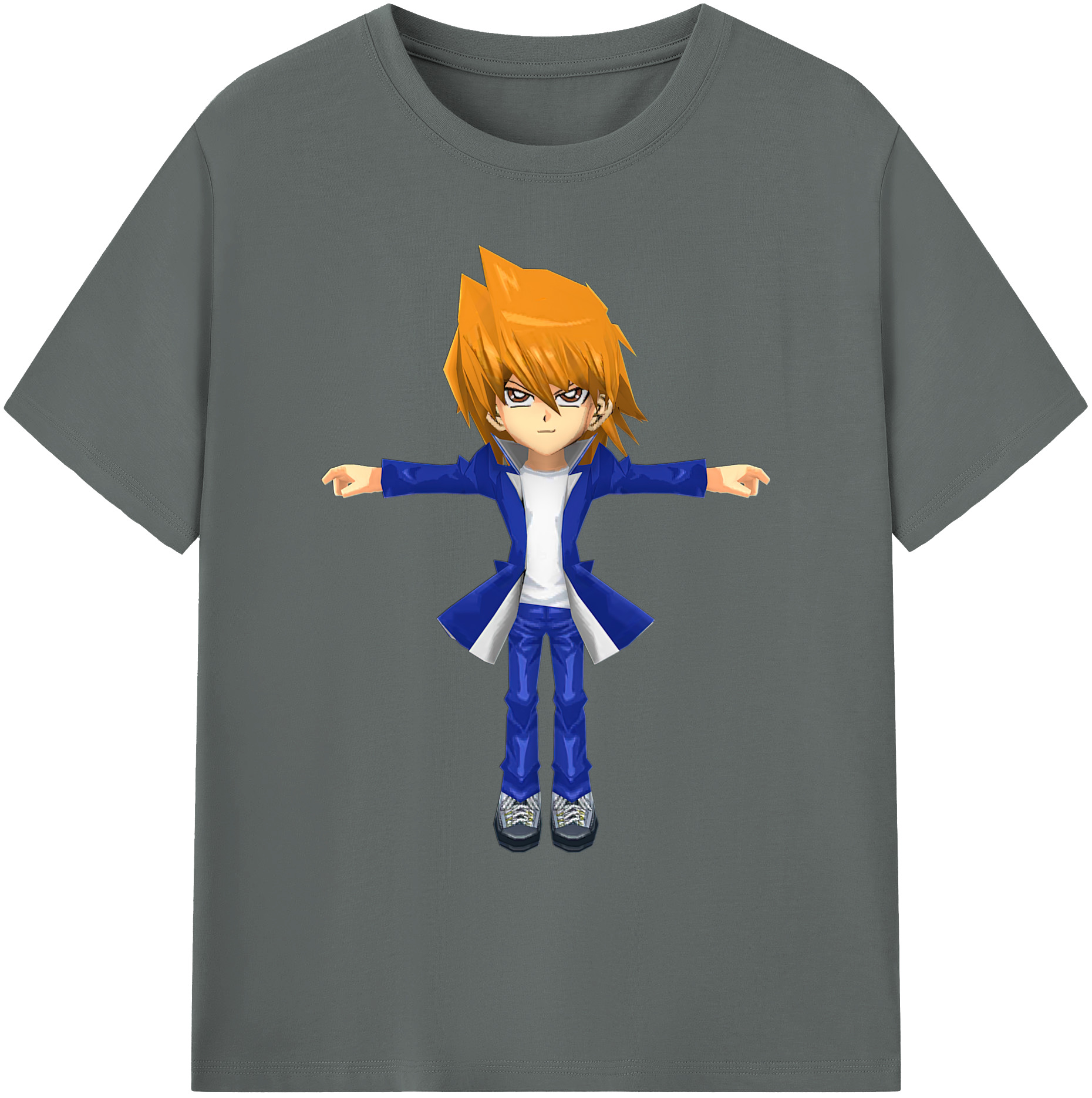 （画像用） 遊☆戯☆王 Yu-Gi-Oh! 綿100％ メンズ半袖Tシャツ｜肌触りやわらか＆通気性
